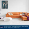 Bàn trà và sofa Apolo 18 hiện đại cho phòng khách