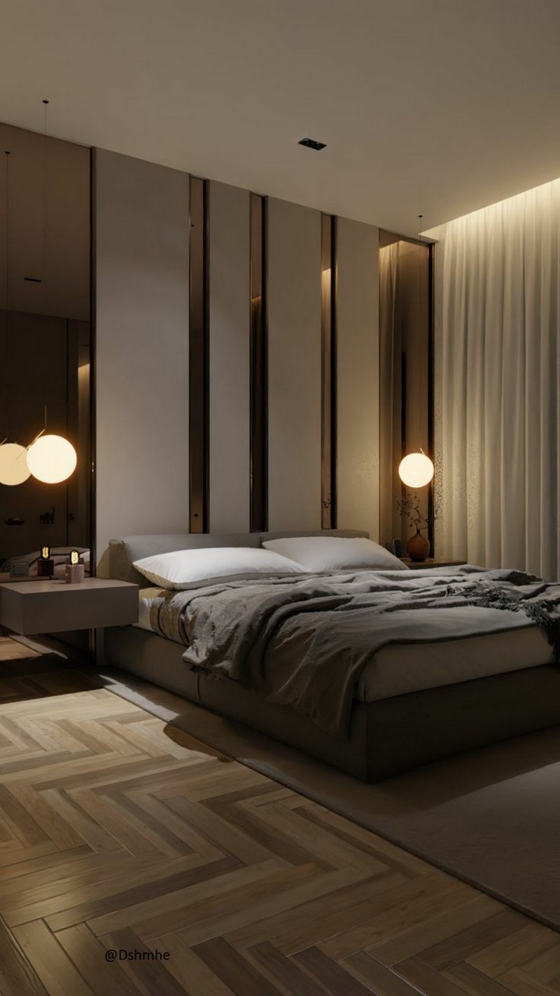 Thiết kế thi công nội thất phòng ngủ đẹp hiện đại Cavanli