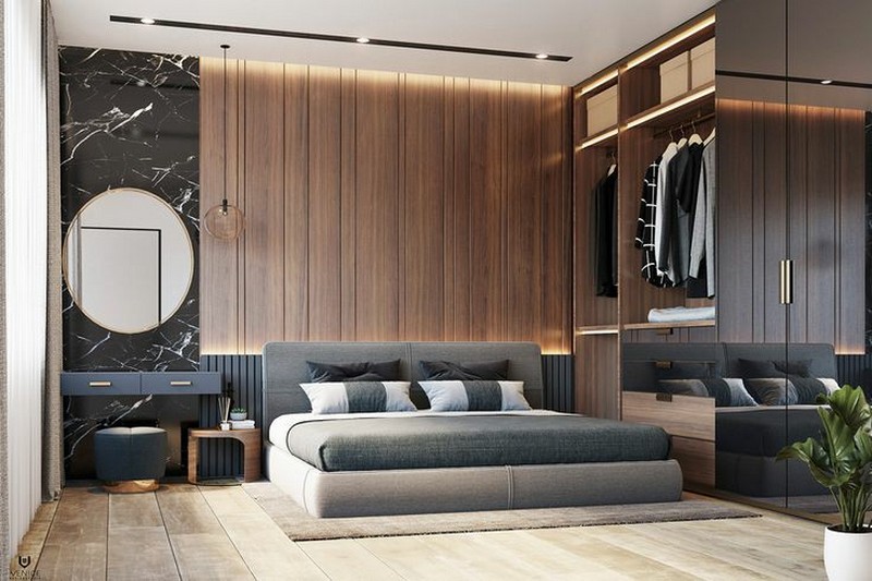 Thiết kế thi công nội thất phòng ngủ đẹp hiện đại Cavanli - 13