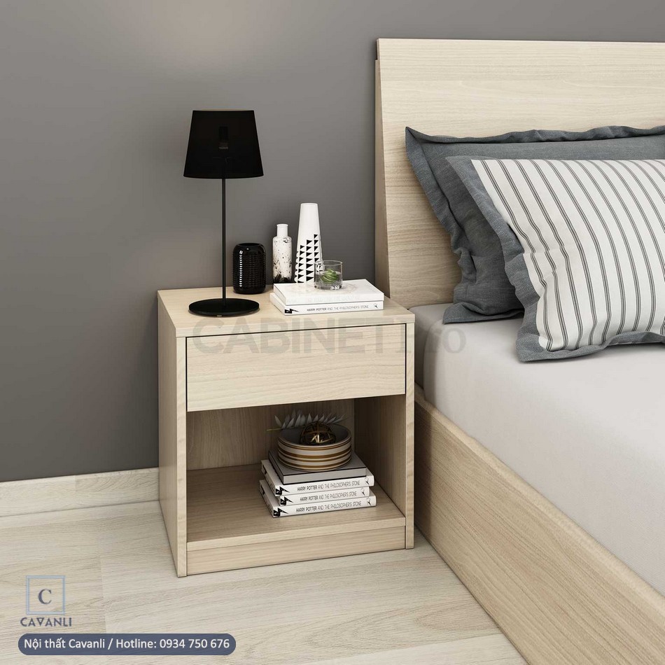 Tab đầu giường đẹp hiện đại – Mẫu tủ đầu giường mới nhất 2021 Cavanli - 1