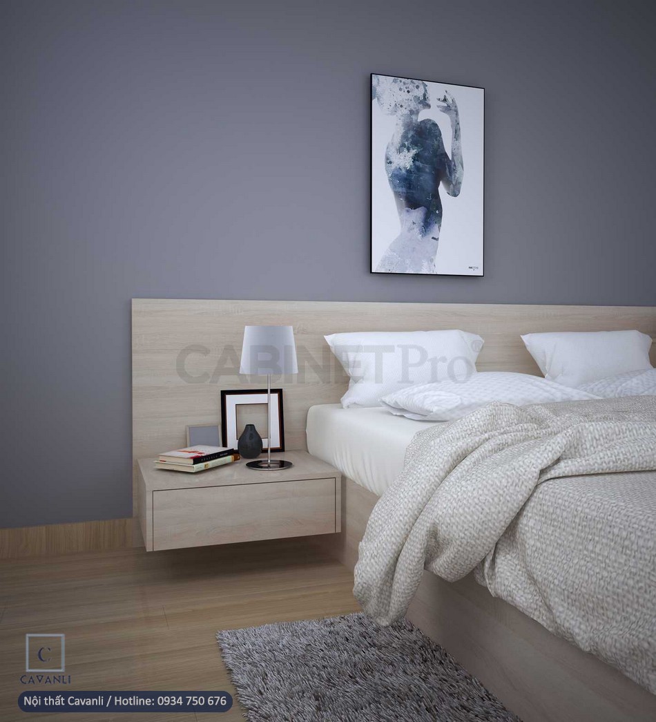 Tab đầu giường đẹp hiện đại – Mẫu tủ đầu giường mới nhất 2021 Cavanli - 2