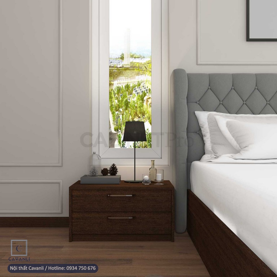 Tab đầu giường đẹp hiện đại – Mẫu tủ đầu giường mới nhất 2021 Cavanli - 6