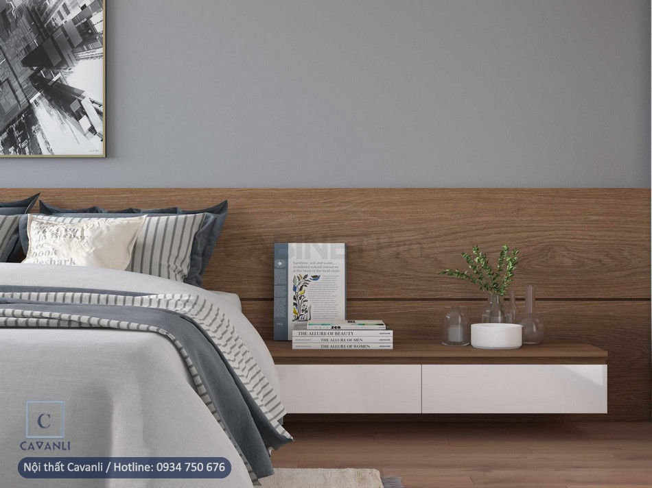 Tab đầu giường đẹp hiện đại – Mẫu tủ đầu giường mới nhất 2021 Cavanli - 7