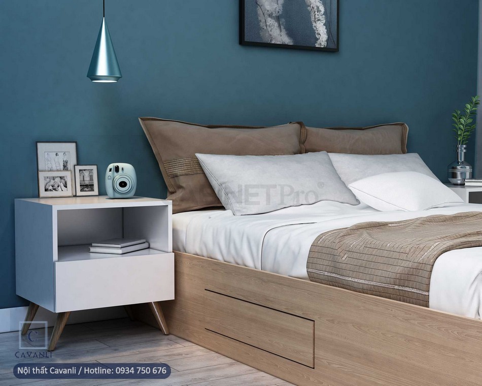 Tab đầu giường đẹp hiện đại – Mẫu tủ đầu giường mới nhất 2021 Cavanli - 8