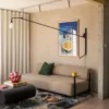 Sofa phòng khách đẹp hiện đại – Sofa Palo bọc vải nỉ cao cấp của Cavanli