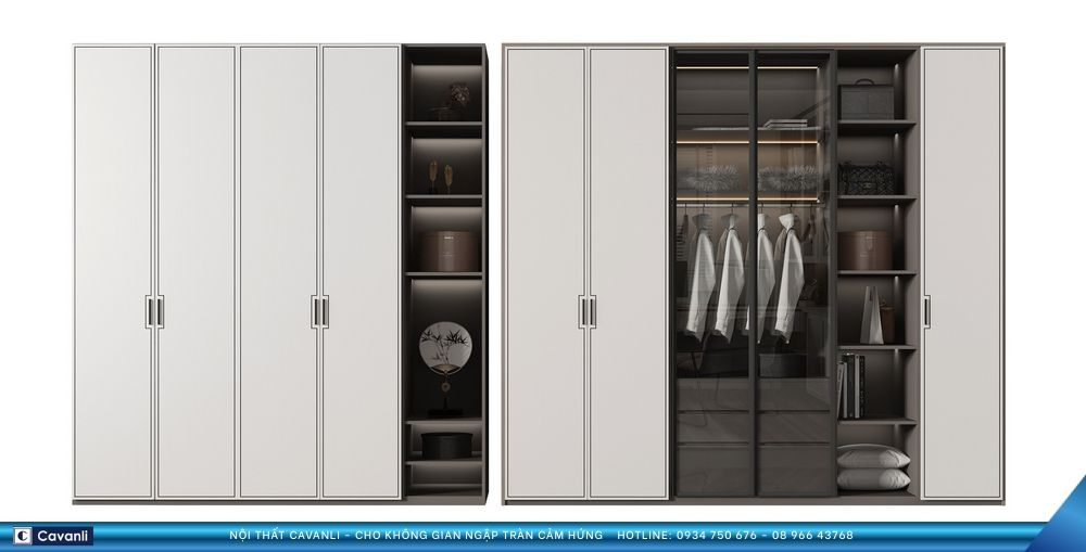 Thiết kế thi công nội thất sản xuất tủ áo xin liên hệ 0934 750 676 - 08 966 437 68