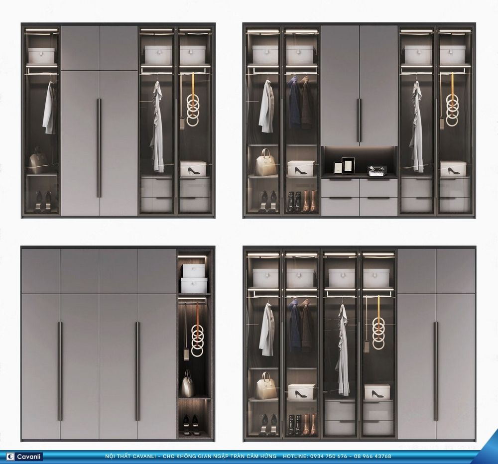 Thiết kế thi công nội thất sản xuất tủ áo xin liên hệ 0934 750 676 - 08 966 437 68