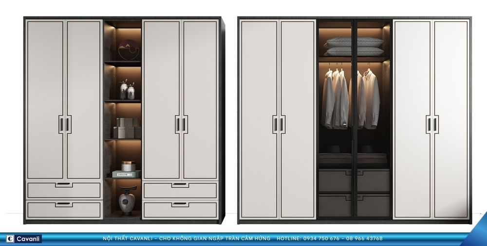 Thiết kế thi công nội thất sản xuất tủ áo xin liên hệ 0934 750 676 - 08 966 437 68