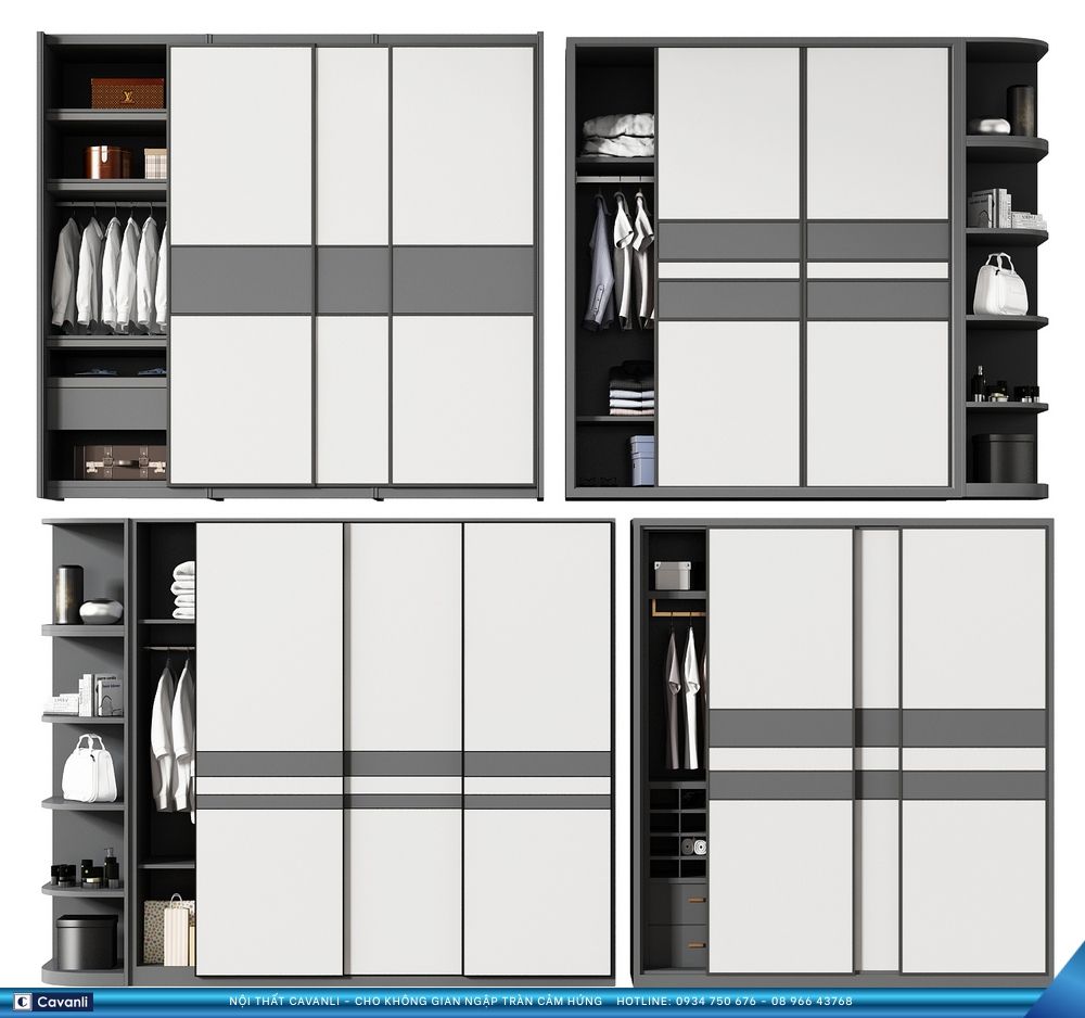 Thiết kế thi công nội thất sản xuất tủ áo xin liên hệ 0934 750 676 - 08 966 437 68