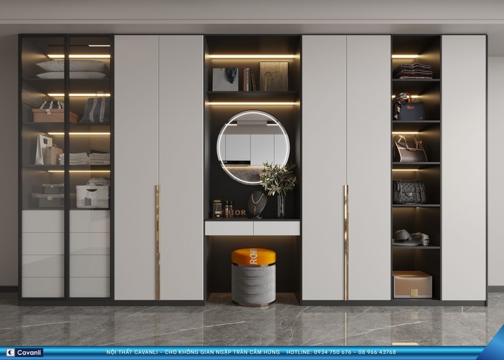 Tại sao nên chọn thi công tủ áo tại Nội thất Cavanli?