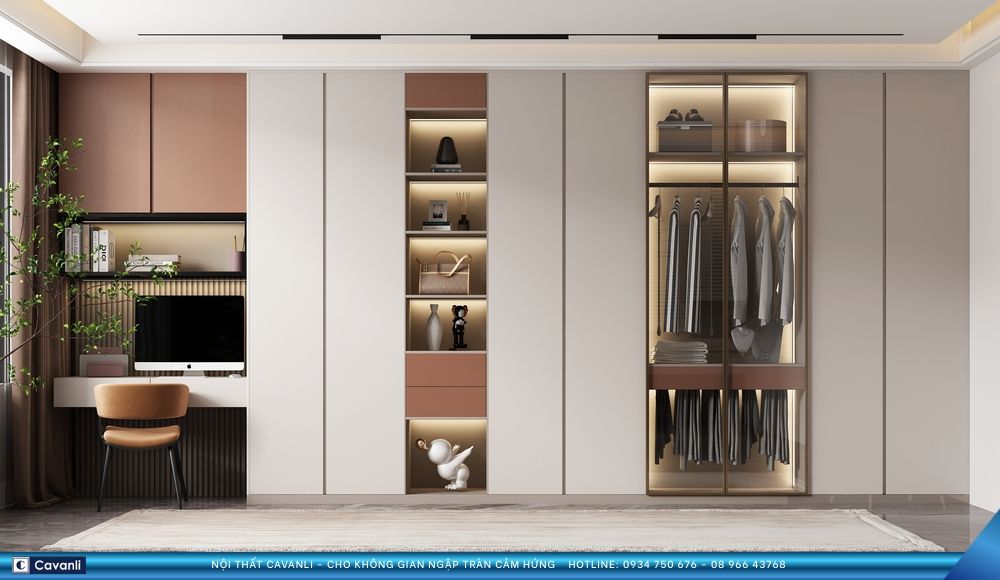 Thiết kế thi công nội thất sản xuất tủ áo xin liên hệ 0934 750 676 - 08 966 437 68