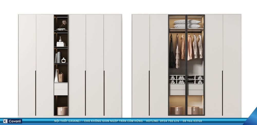 Thiết kế thi công nội thất sản xuất tủ áo xin liên hệ 0934 750 676 - 08 966 437 68