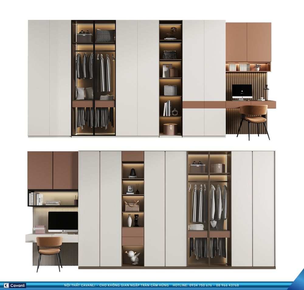 Thiết kế thi công nội thất sản xuất tủ áo xin liên hệ 0934 750 676 - 08 966 437 68