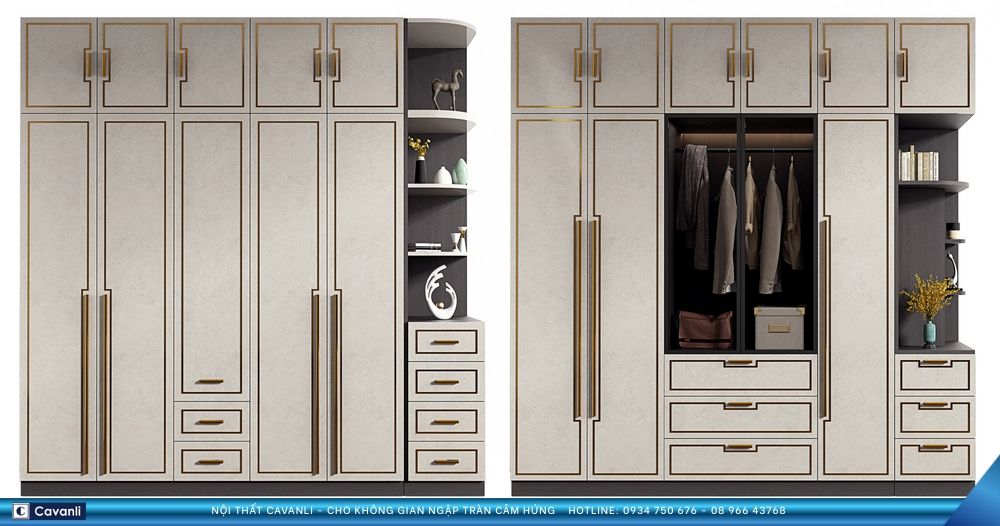 Thiết kế thi công nội thất sản xuất tủ áo xin liên hệ 0934 750 676 - 08 966 437 68