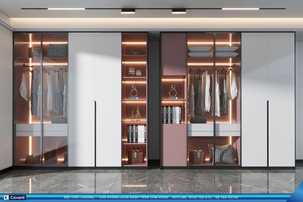 Thiết kế thi công nội thất sản xuất tủ áo xin liên hệ 0934 750 676 - 08 966 437 68