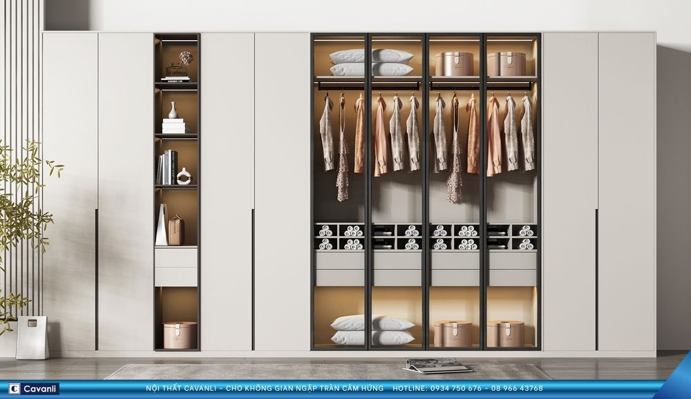 Thiết kế thi công nội thất sản xuất tủ áo xin liên hệ 0934 750 676 - 08 966 437 68