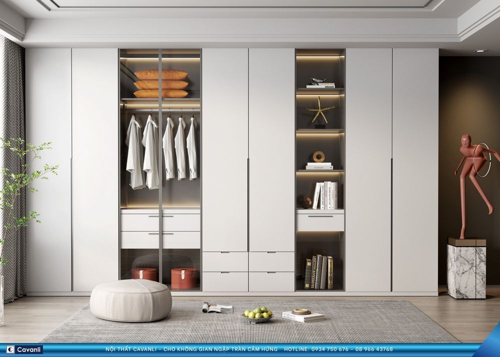 Thiết kế thi công nội thất sản xuất tủ áo xin liên hệ 0934 750 676 - 08 966 437 68