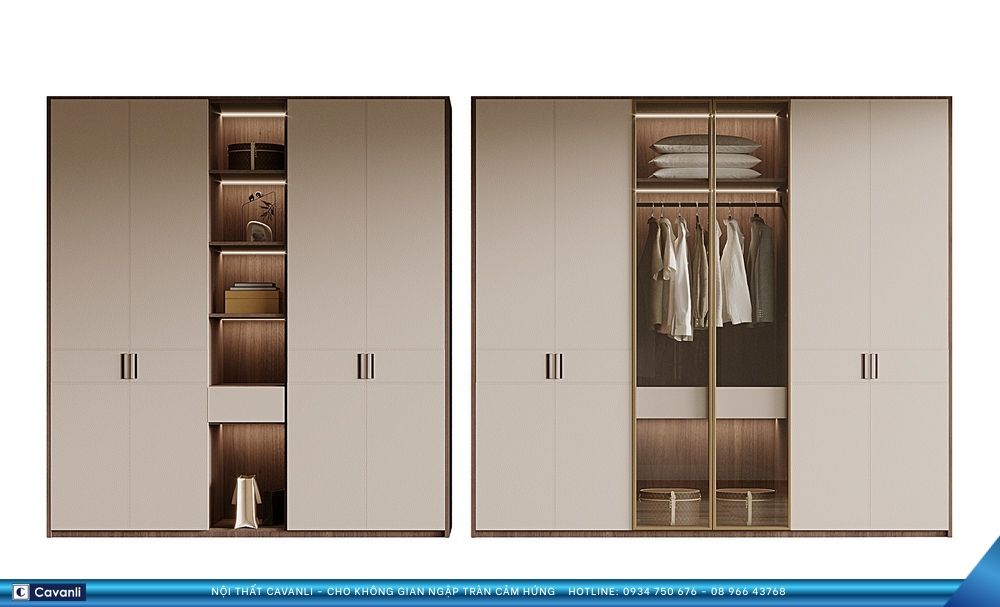 Thiết kế thi công nội thất sản xuất tủ áo xin liên hệ 0934 750 676 - 08 966 437 68