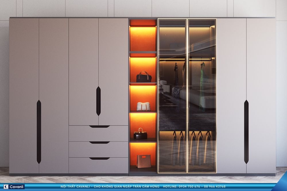 Thiết kế thi công nội thất sản xuất tủ áo xin liên hệ 0934 750 676 - 08 966 437 68