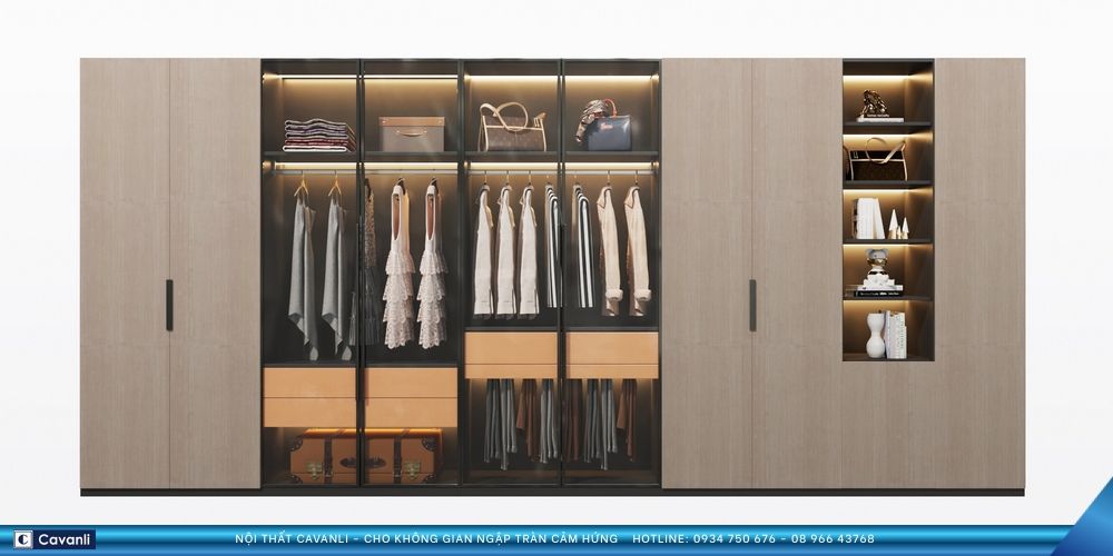 Thiết kế thi công nội thất sản xuất tủ áo xin liên hệ 0934 750 676 - 08 966 437 68