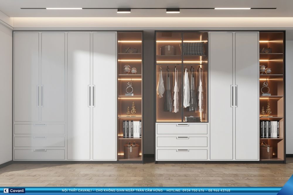 Thiết kế thi công nội thất sản xuất tủ áo xin liên hệ 0934 750 676 - 08 966 437 68