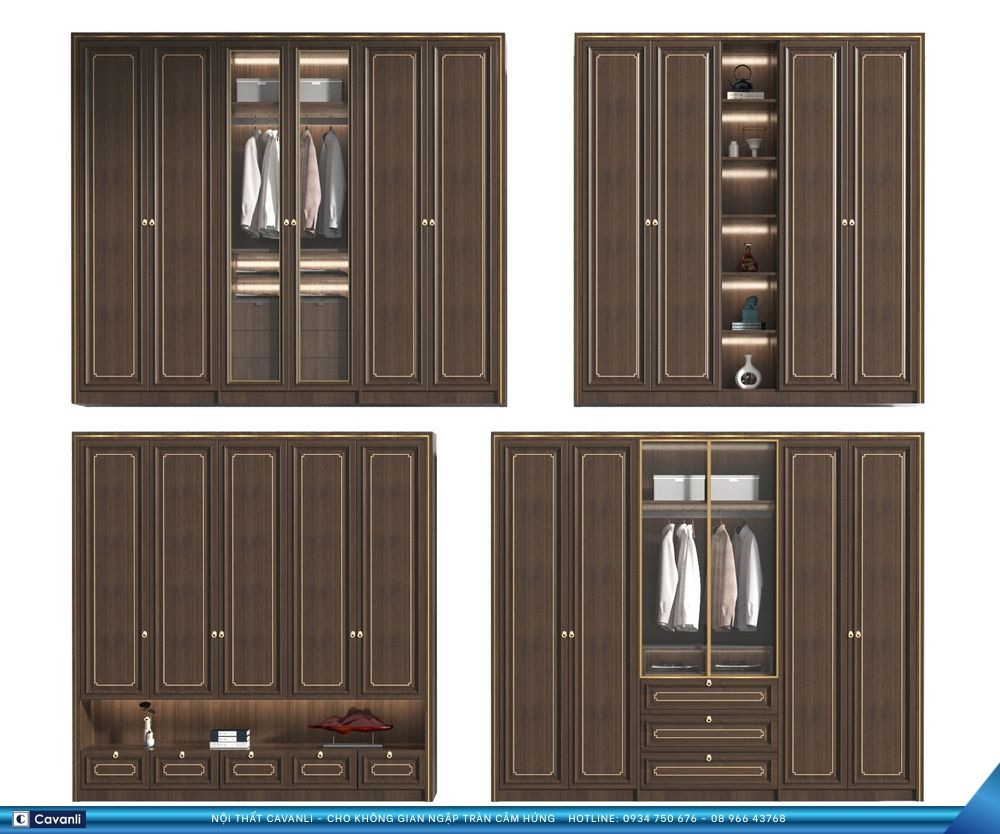 Thiết kế thi công nội thất sản xuất tủ áo xin liên hệ 0934 750 676 - 08 966 437 68
