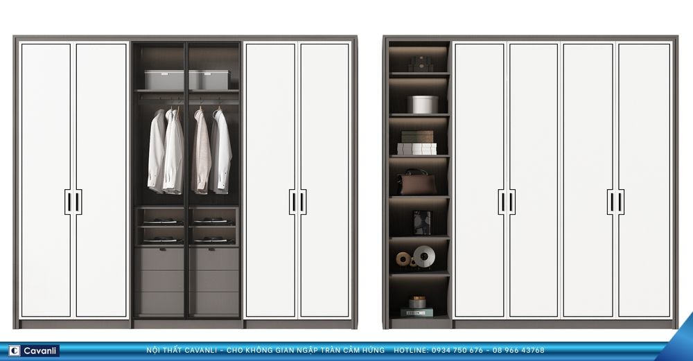 Thiết kế thi công nội thất sản xuất tủ áo xin liên hệ 0934 750 676 - 08 966 437 68