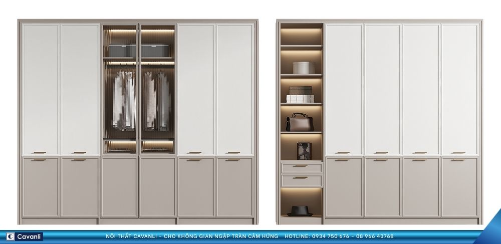 Thiết kế thi công nội thất sản xuất tủ áo xin liên hệ 0934 750 676 - 08 966 437 68