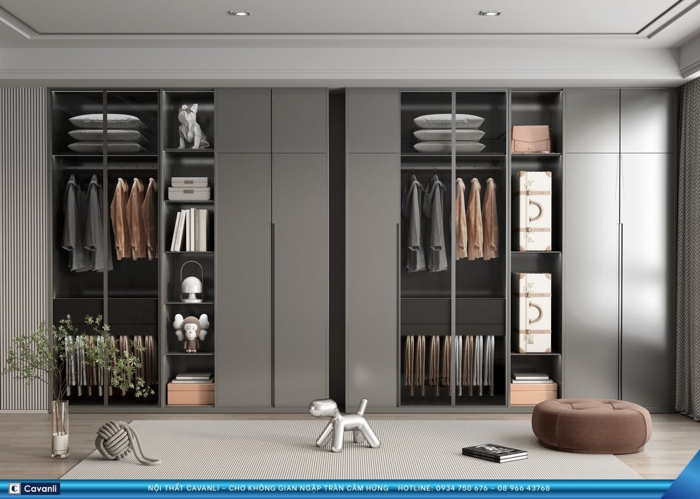 Thiết kế thi công nội thất sản xuất tủ áo xin liên hệ 0934 750 676 - 08 966 437 68