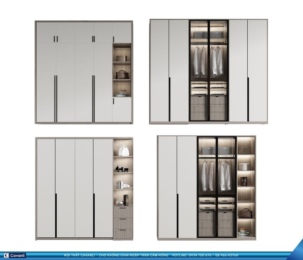 Thiết kế thi công nội thất sản xuất tủ áo xin liên hệ 0934 750 676 - 08 966 437 68