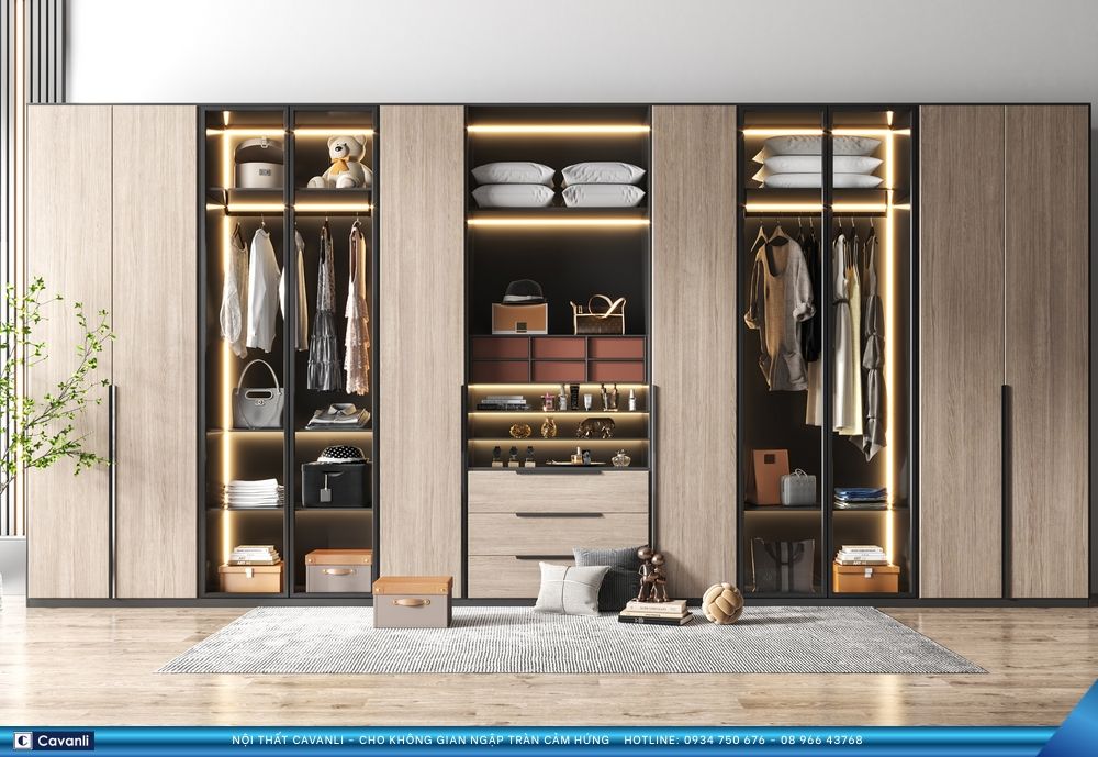Thiết kế thi công nội thất sản xuất tủ áo xin liên hệ 0934 750 676 - 08 966 437 68