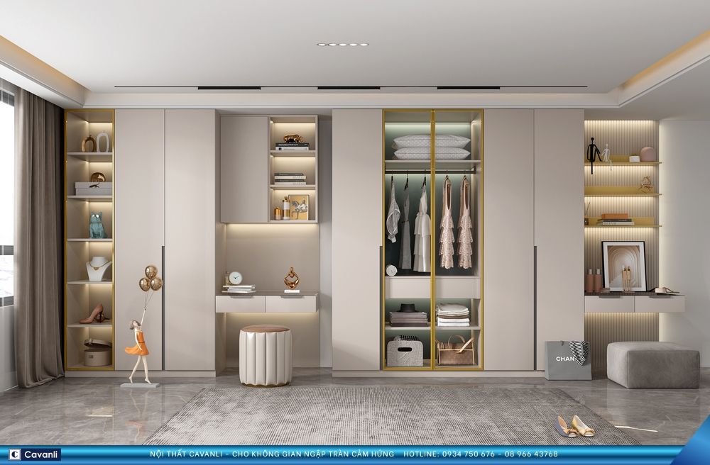 Thiết kế thi công nội thất sản xuất tủ áo xin liên hệ 0934 750 676 - 08 966 437 68