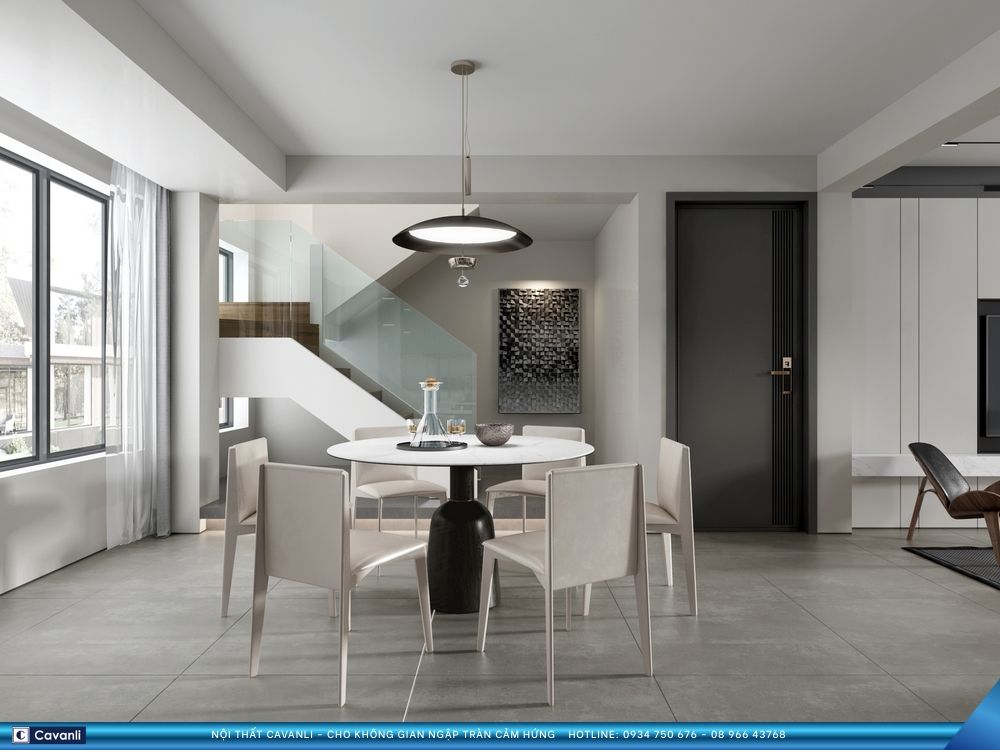 Thiết kế thi công nội thất căn hộ - nhà phố hiện đại chọn Cavanli