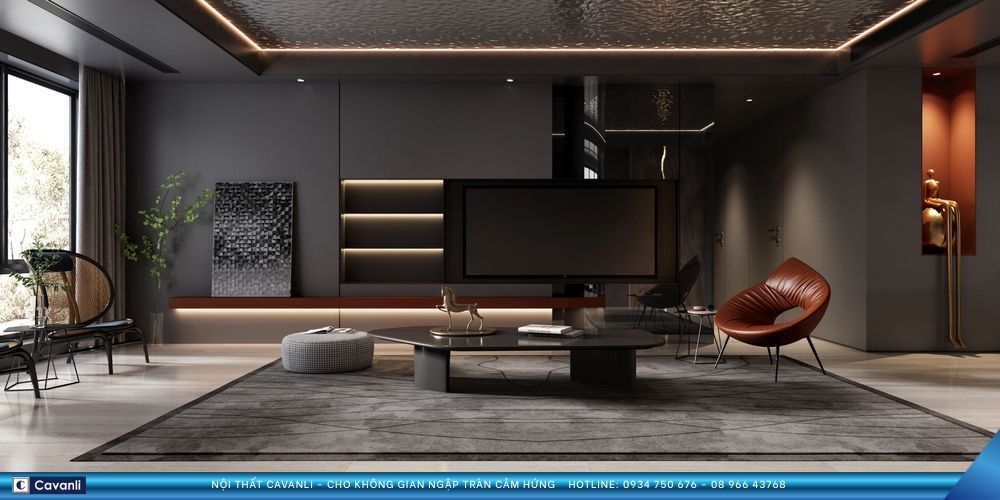 Thiết kế thi công nội thất căn hộ - nhà phố hiện đại chọn Cavanli
