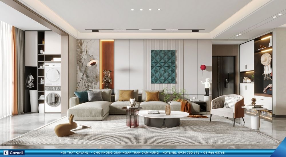 Thiết kế thi công nội thất căn hộ - nhà phố hiện đại chọn Cavanli