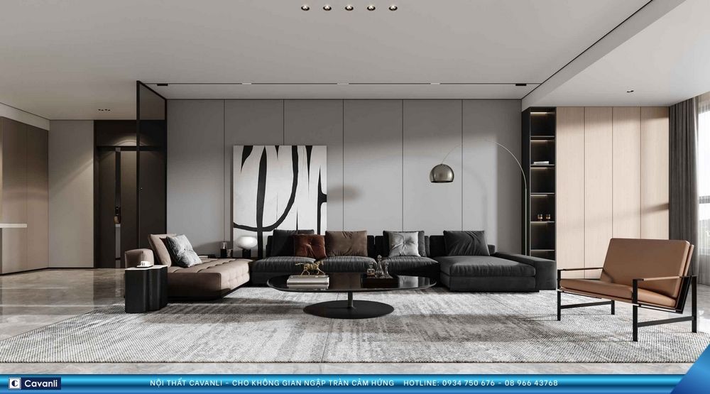 Thiết kế thi công nội thất căn hộ - nhà phố hiện đại chọn Cavanli