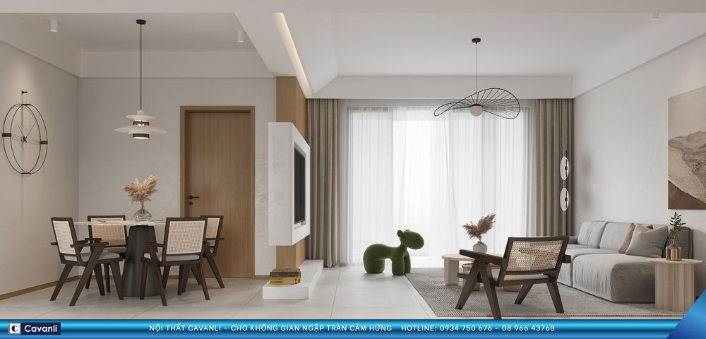 Thiết kế thi công nội thất căn hộ - nhà phố hiện đại chọn Cavanli