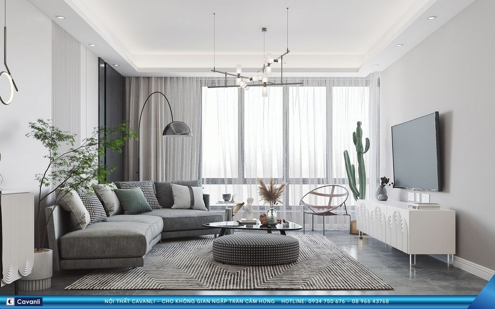 Thiết kế thi công nội thất căn hộ - nhà phố hiện đại chọn Cavanli