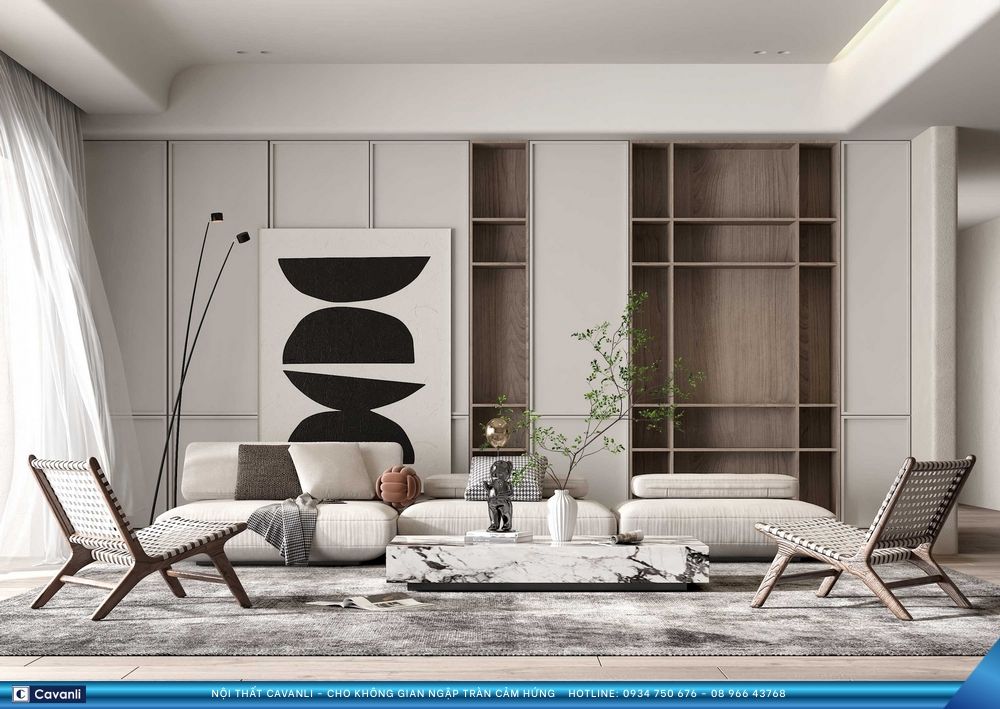 Thiết kế thi công nội thất căn hộ - nhà phố hiện đại chọn Cavanli