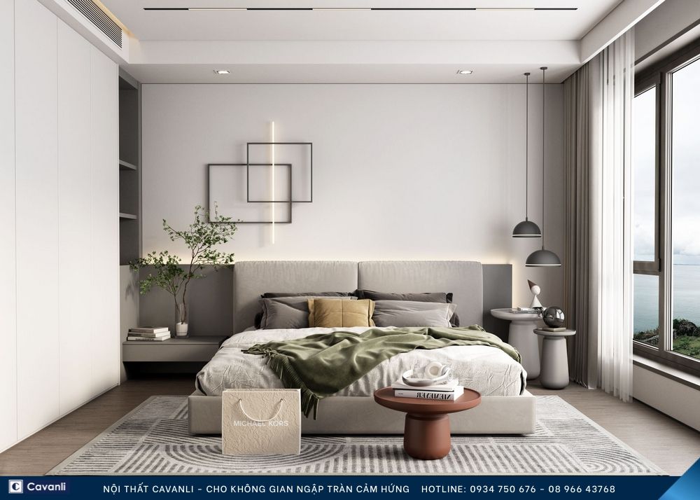 Thiết kế thi công nội thất phòng ngủ đẹp, liên hệ nội thất Cavanli