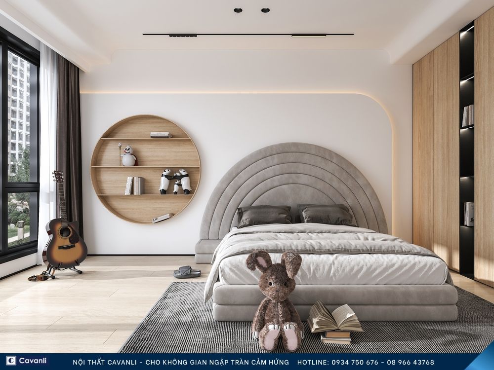 Thiết kế thi công nội thất phòng ngủ đẹp, liên hệ nội thất Cavanli