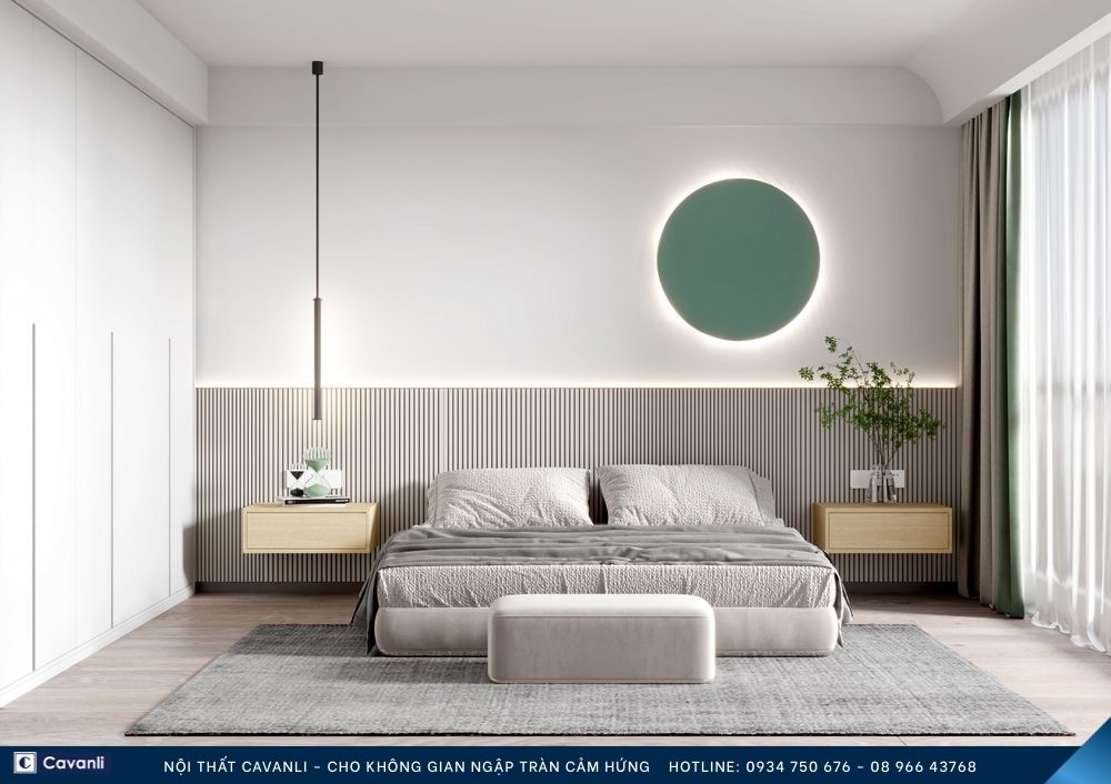 Thiết kế thi công nội thất phòng ngủ đẹp, liên hệ nội thất Cavanli