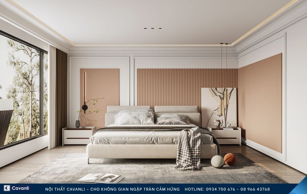 Các mẫu bố trí phòng ngủ đẹp theo diện tích và phong cách