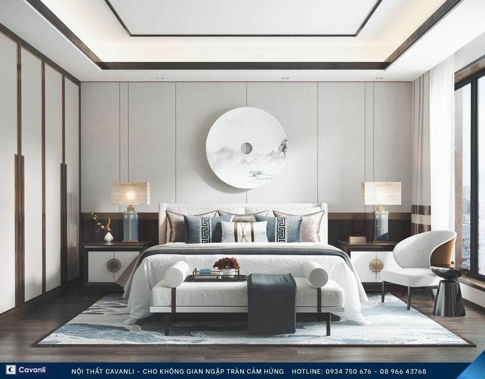 Quy trình thiết kế thi công phòng ngủ đẹp cao cấp tại xưởng Cavanli