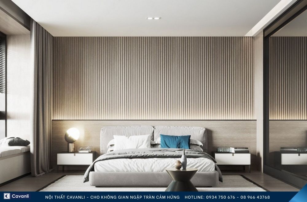 Thiết kế thi công nội thất phòng ngủ đẹp, liên hệ nội thất Cavanli