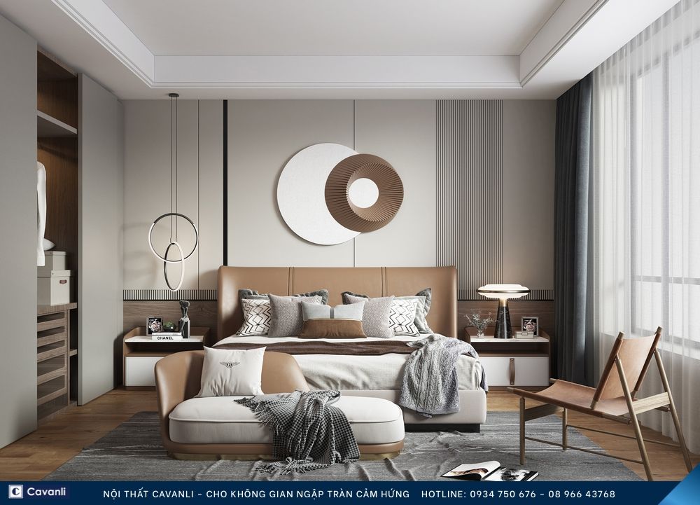 Lựa chọn vật liệu bền bỉ và tinh tế cho phòng ngủ thượng lưu