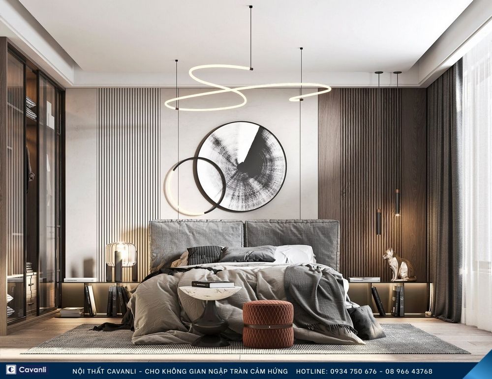 Triết lý thiết kế phòng ngủ tối giản của nội thất Cavanli