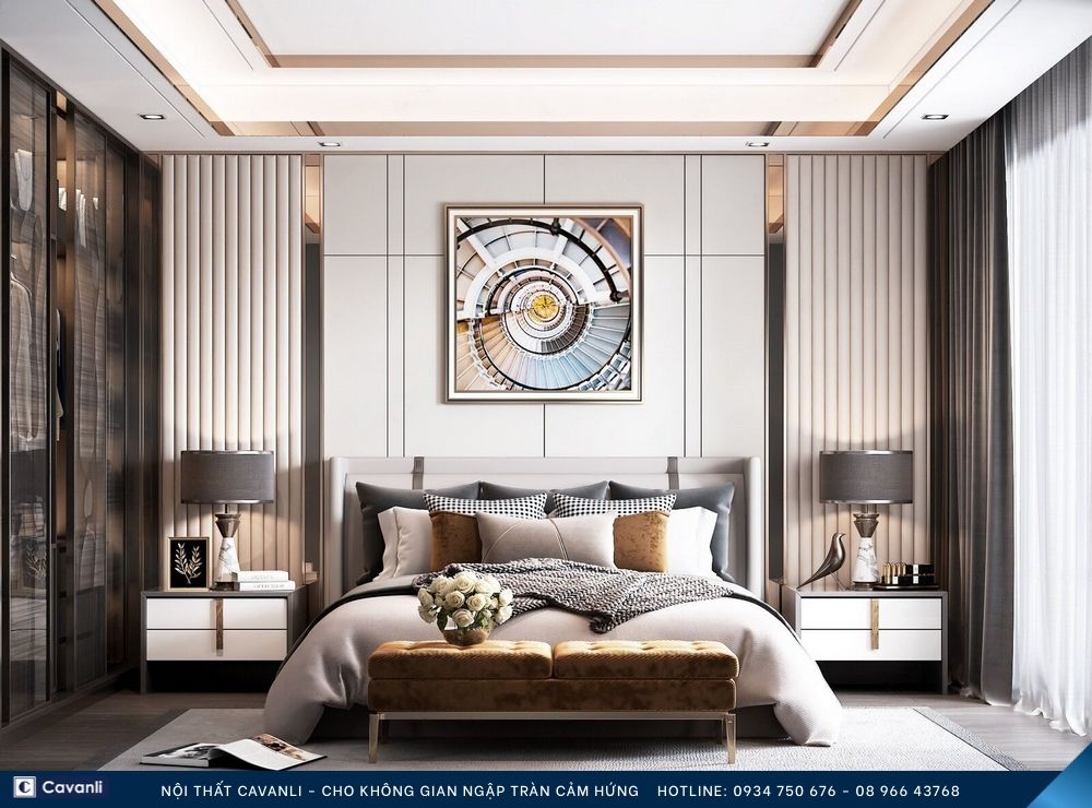 Triết lý thiết kế phòng ngủ tối giản: Hạnh phúc từ sự tinh tế