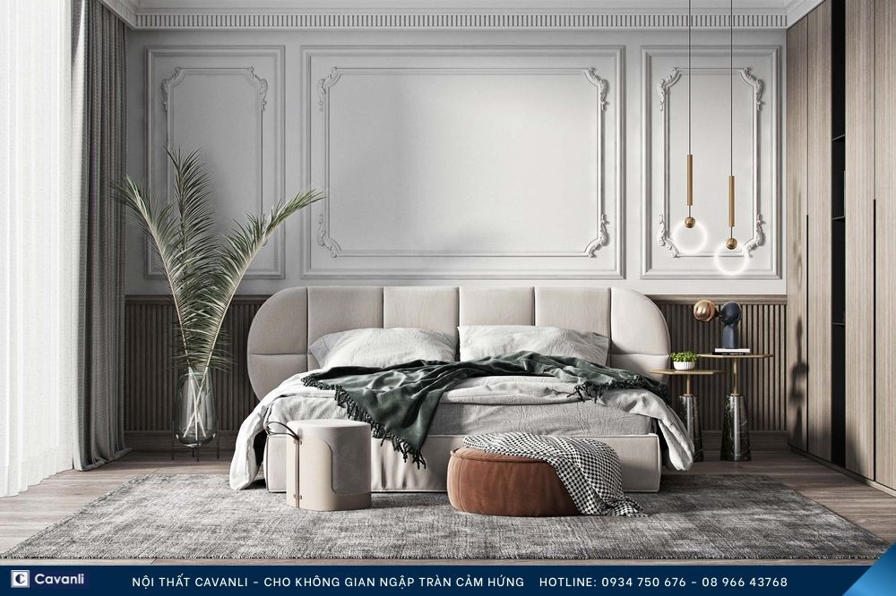 Thiết kế thi công nội thất phòng ngủ đẹp, liên hệ nội thất Cavanli