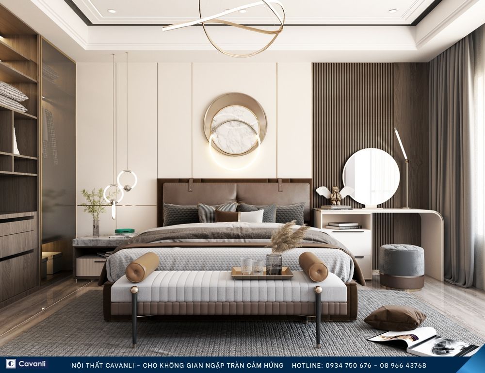 Đặc điểm cốt lõi của nội thất phòng ngủ cao cấp cho biệt thự